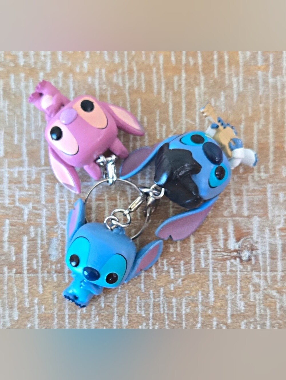 Disney Stitch Set If 3 Mini Keychains